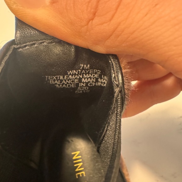 Nine West leopard print slip on booties - Picture 5 of 7